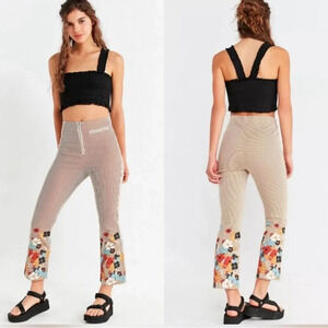 Urban Outfitters BDG crop bell bottom flared pant 70’s inspire EUC sz 12